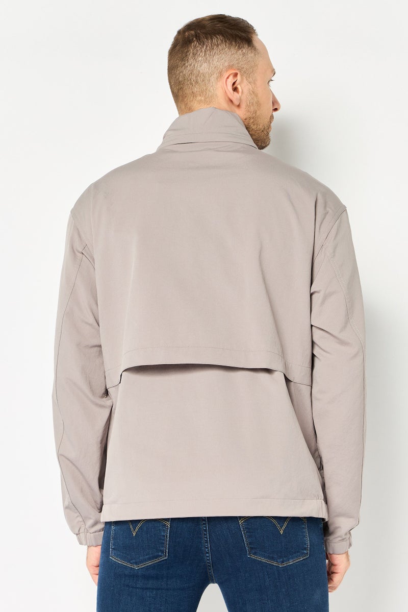 Theory Men Plain Park Jacket, Taupe - Image 2