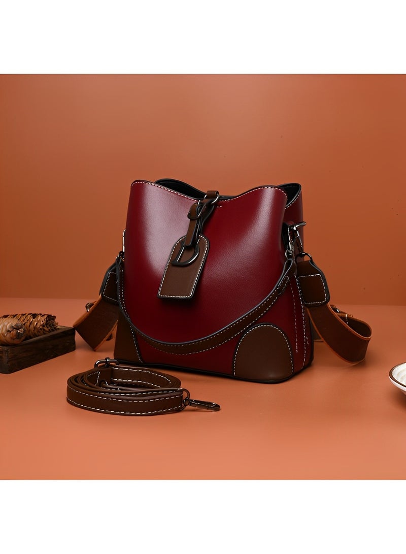 ريوكل حقائب كروس بودي نسائية من الجلد وحقيبة يد كبيرة وحقيبة كتف مع حزام قابل للتعديل وسعة كبيرة وحقائب كروس بودي عصرية للتنقل - Image 3