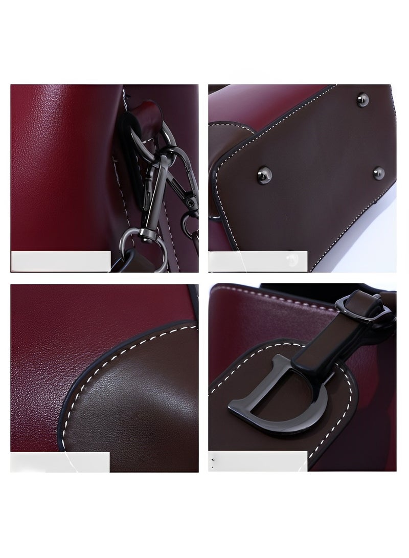 ريوكل حقائب كروس بودي نسائية من الجلد وحقيبة يد كبيرة وحقيبة كتف مع حزام قابل للتعديل وسعة كبيرة وحقائب كروس بودي عصرية للتنقل - Image 4