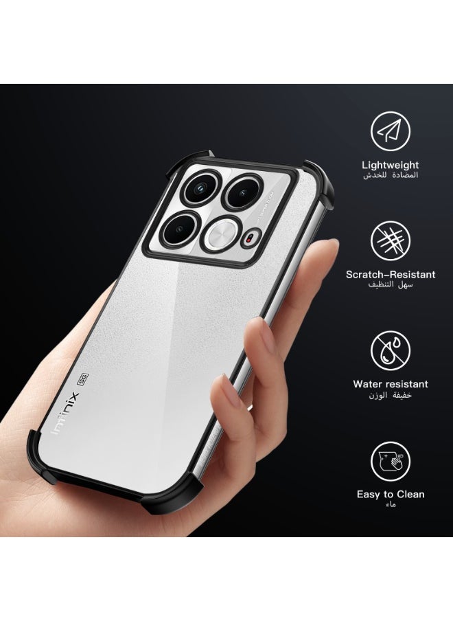 Infinix Note 40 5G Phone Case, Armor Transparent Soft Silicone Infinix Note 40 5G  Cover,Slim TPU Gel Bumper Shockproof Crystal Clear Case for Infinix Note 40 5G