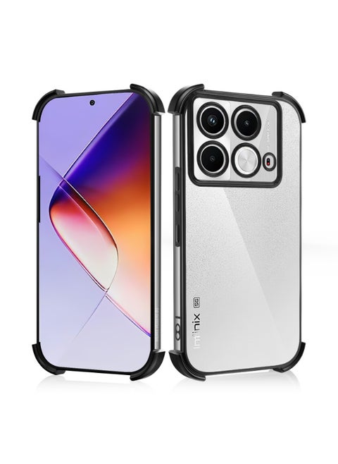 Infinix Note 40 5G Phone Case, Armor Transparent Soft Silicone Infinix Note 40 5G  Cover,Slim TPU Gel Bumper Shockproof Crystal Clear Case for Infinix Note 40 5G
