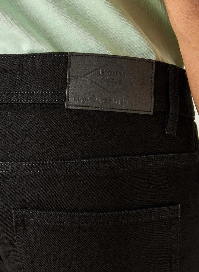 Lee Cooper BLACK Lee Cooper Slim Fit Jeans with Pockets for Men | Best Price UAE