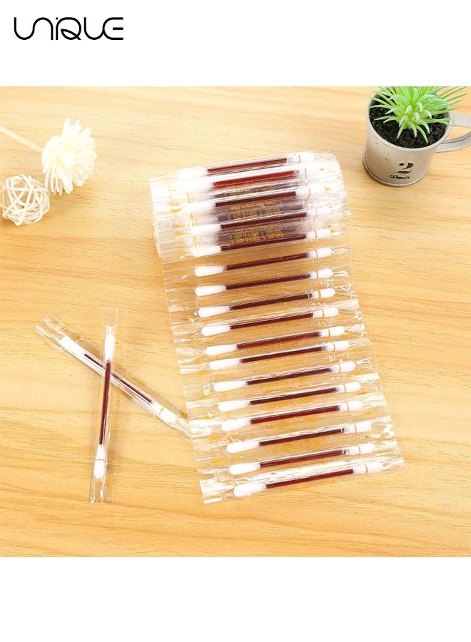 Unique 50pcs Disposable Iodine Swab Disinfected Cotton Swab Medical Iodine Cotton Stick Clean Wounds Care Sterilization For Outdoor Medical Supplies by UBae (Medical Iodine Swab)  - Image 2
