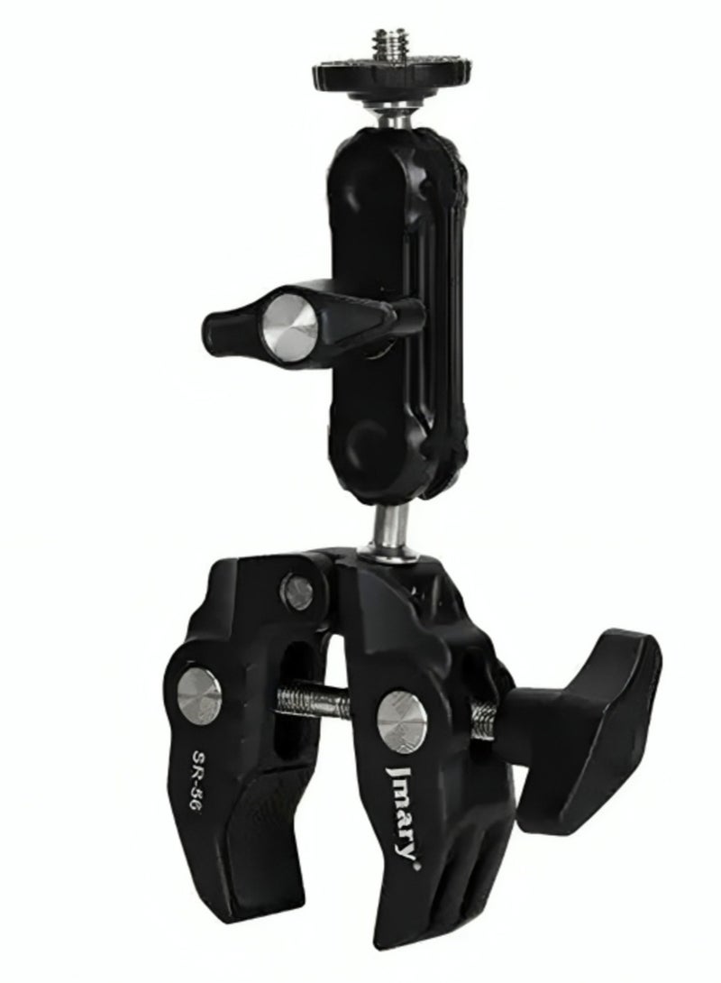 Jmary JMARY SR-56 Aluminum Handlebar Crab Clamp Magic Arm Rod Mount  - Image 1