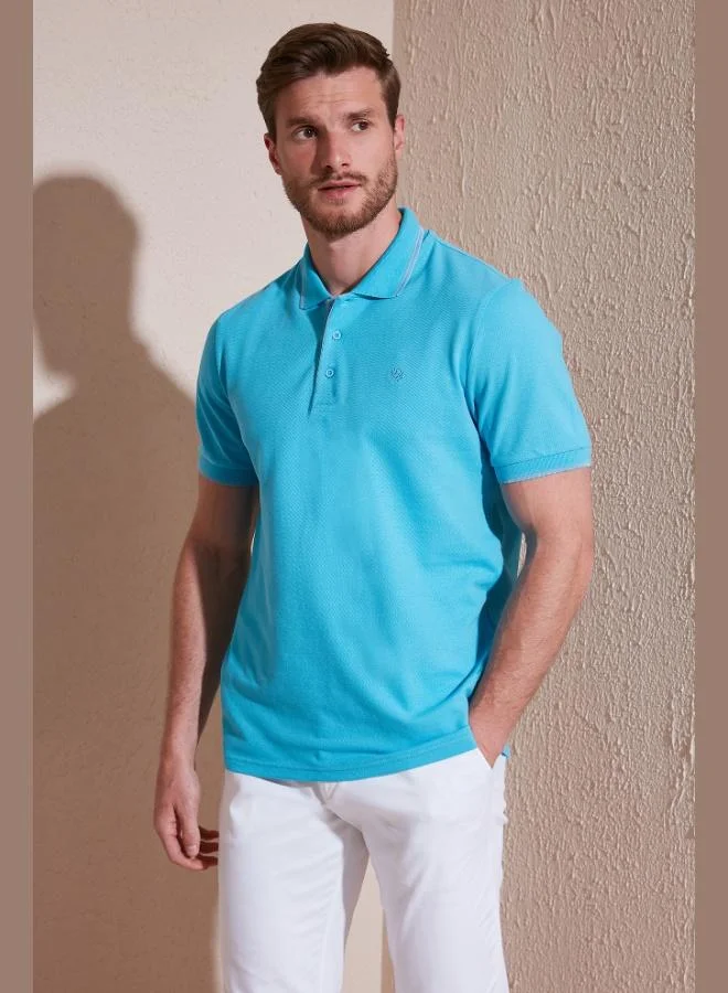 Buratti 100% Cotton Buttoned Regular Fit Polo Collar T Shirt Men's POLO COLLAR T SHIRT 5902118