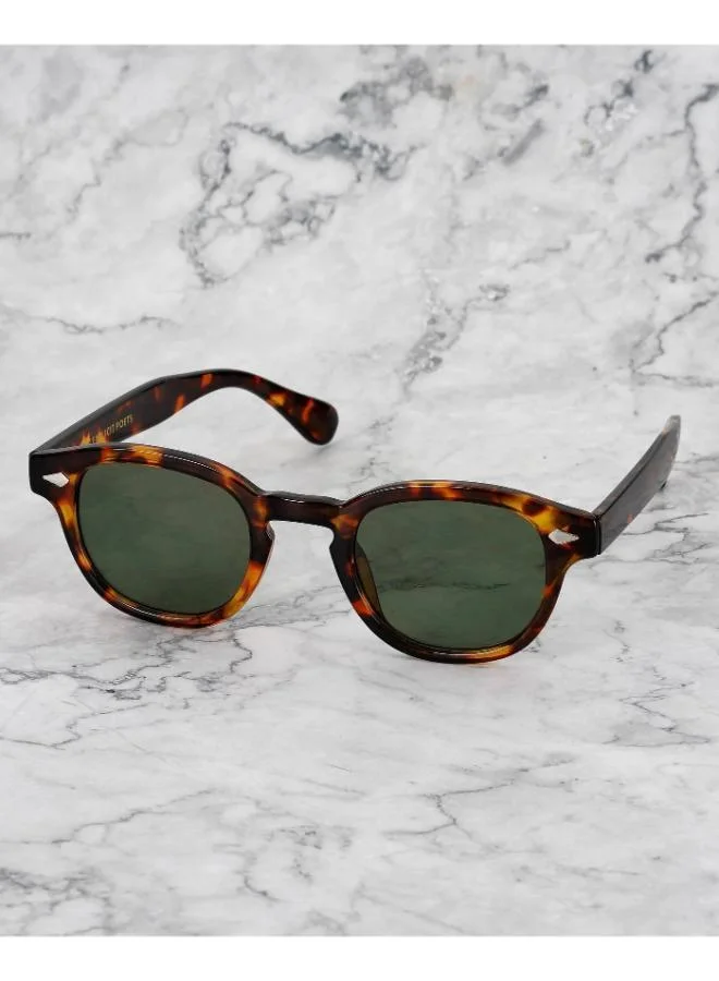 Explicit Poets Explicit Poets Unisex JOHNNY TORTOISE Tortoise - Green Stylish Sunglasses, 2EP10
