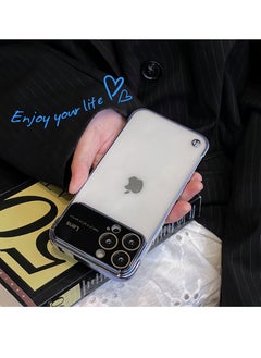 Gasin Large Window iPhone 15 Pro Mobile Phone Case Protective Cover  Blue  - Image 1