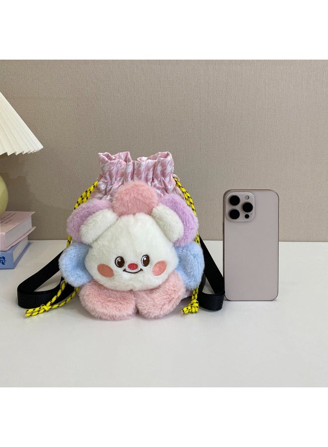 lebonaer Cute plush backpack with dual straps - Image 2