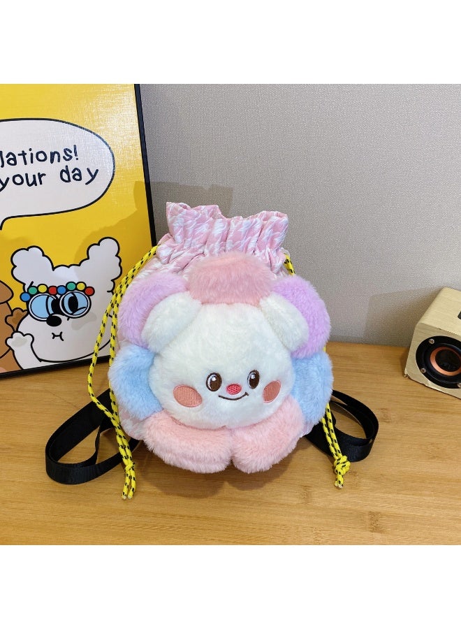 lebonaer Cute plush backpack with dual straps - Image 1