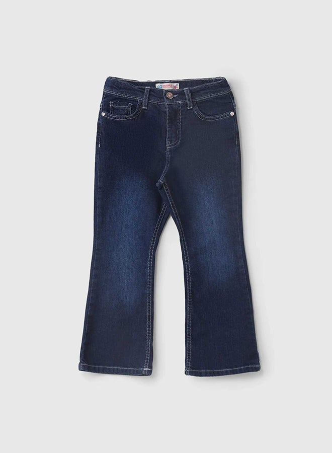 سي إن جينز وير كيدز بنات بنطلون صيفي أزرق