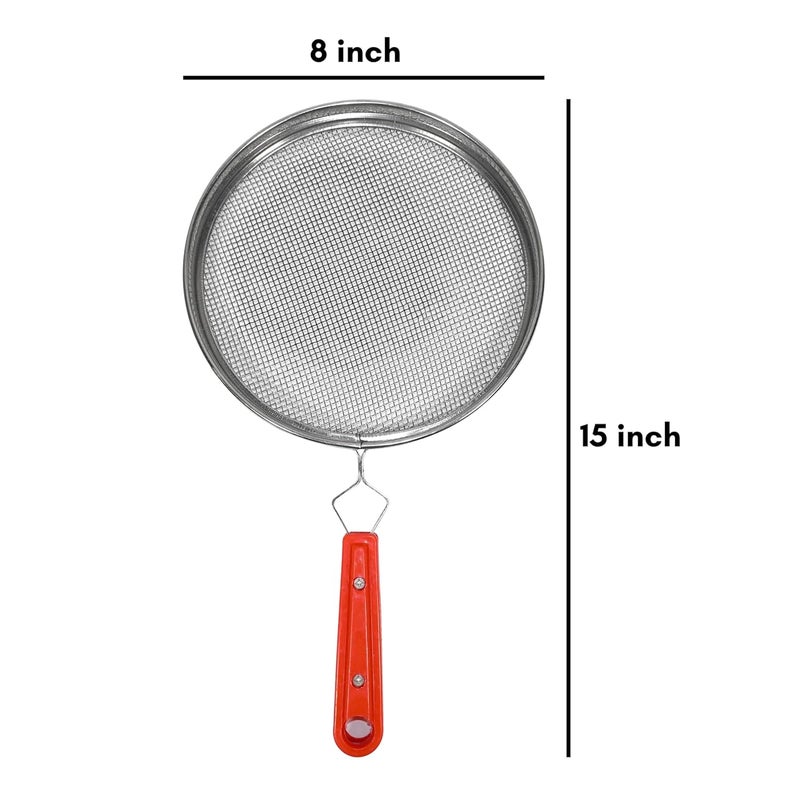 Sangpri Stainless Steel Fulka Grill for Gas Stove Phulka Roti Grill Jali Grill Jali for Papad Chapati Tandoor Brinjal Roaster Pack of 1 Size 8 Inch - Image 5