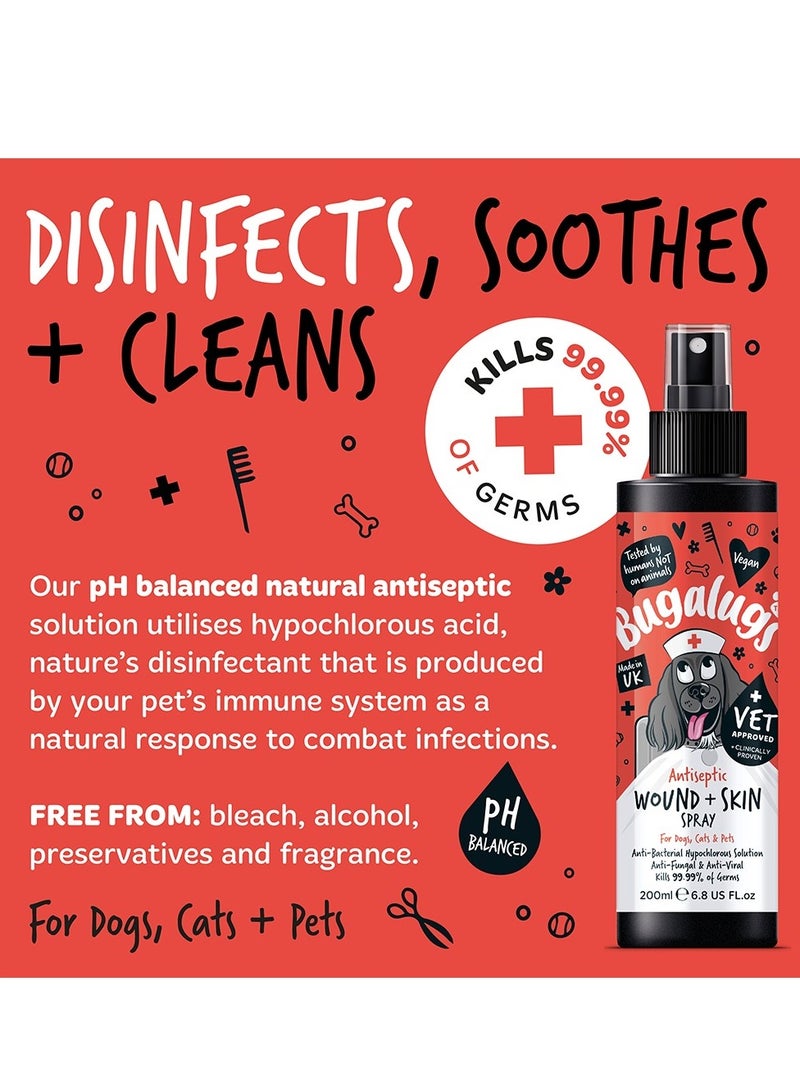 BUGALUGS Antiseptic Wound & Skin Spray 200ml (6.8 Fl Oz - Image 2