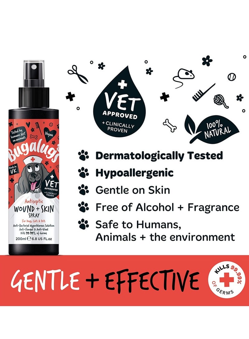 BUGALUGS Antiseptic Wound & Skin Spray 200ml (6.8 Fl Oz - Image 4