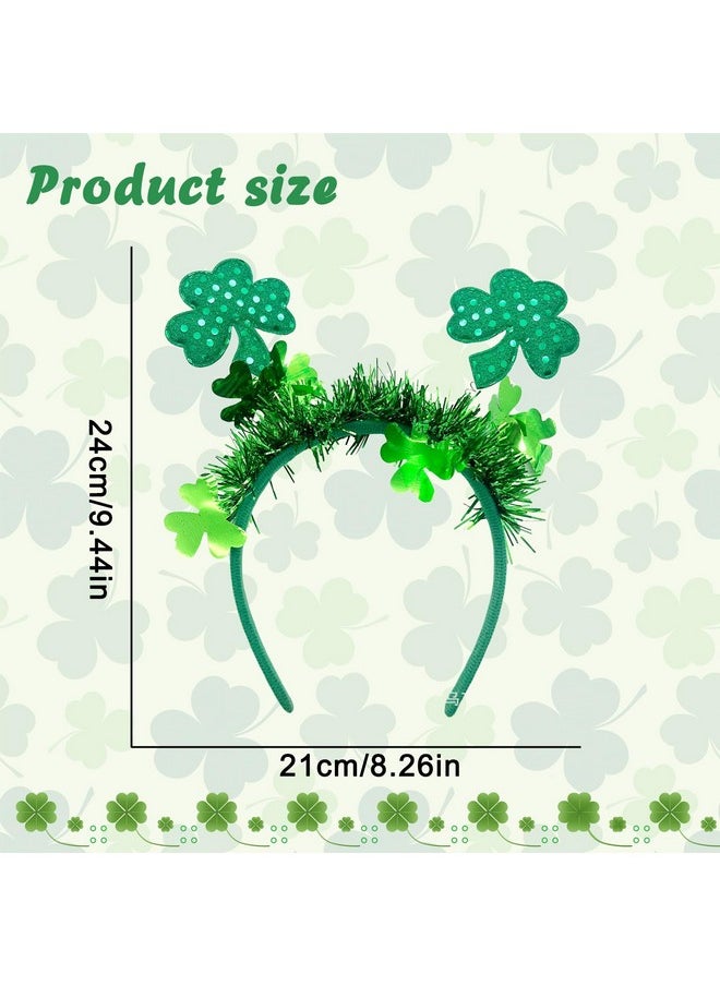 St. Patrick'S Day Headband Green Lucky Shamrock Head Boppers Hair Accessories Green Glitter Hair Band (A) - pzsku/ZB3197519F8B58CE733C9Z/45/_/1718644933/96a1fe37-8f24-4d4f-bb2f-512742e11350