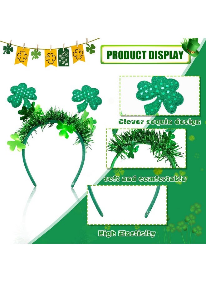 St. Patrick'S Day Headband Green Lucky Shamrock Head Boppers Hair Accessories Green Glitter Hair Band (A) - pzsku/ZB3197519F8B58CE733C9Z/45/_/1718644934/1ce50797-d0e8-4042-924f-b66eb074e55e