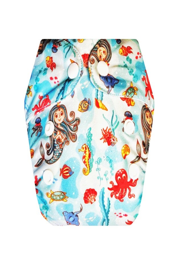 Dumbledo Premium Newborn Cloth Diaper with Integrated Soaker (Pack of 5) | Hypoallergenic | Breathable | Travel Friendly | Perfect for Indian Summers | 0 - 4 Months | Unisex Baby - Image 4