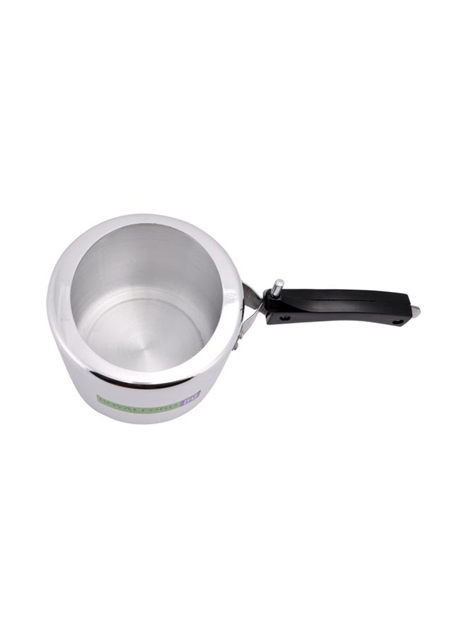 Royalford Aluminium Pressure Cooker - 5L Capacity| Durable Virgin Aluminium| Whistling Weight Valve, Extra Strong Lugs, Heavy Base, Ideal for rice, beans, stews, veggies, Chicken, Soup Silver 5.0Liters - Image 2