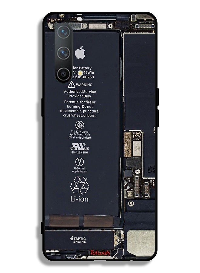 Tolwak OnePlus Nord CE 5G Protective Case Cover Phone Circuit Pattern - Image 2