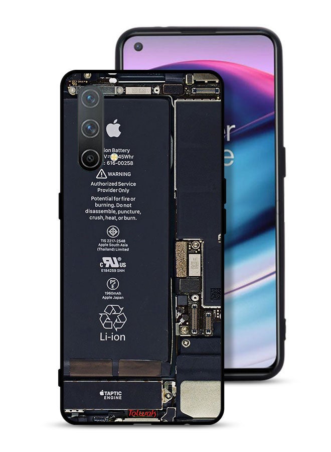 Tolwak OnePlus Nord CE 5G Protective Case Cover Phone Circuit Pattern - Image 1