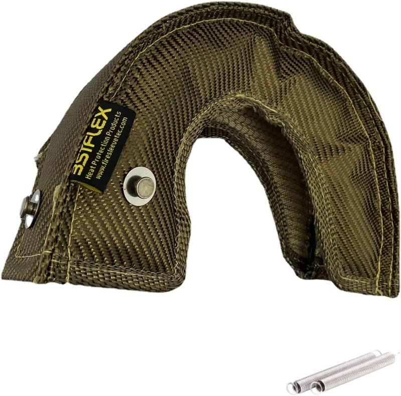 BSTFLEX T25/T28 Titanium Turbo Shield Kit - Custom Fit Turbo Blanket for Internal Wastegates - Image 1