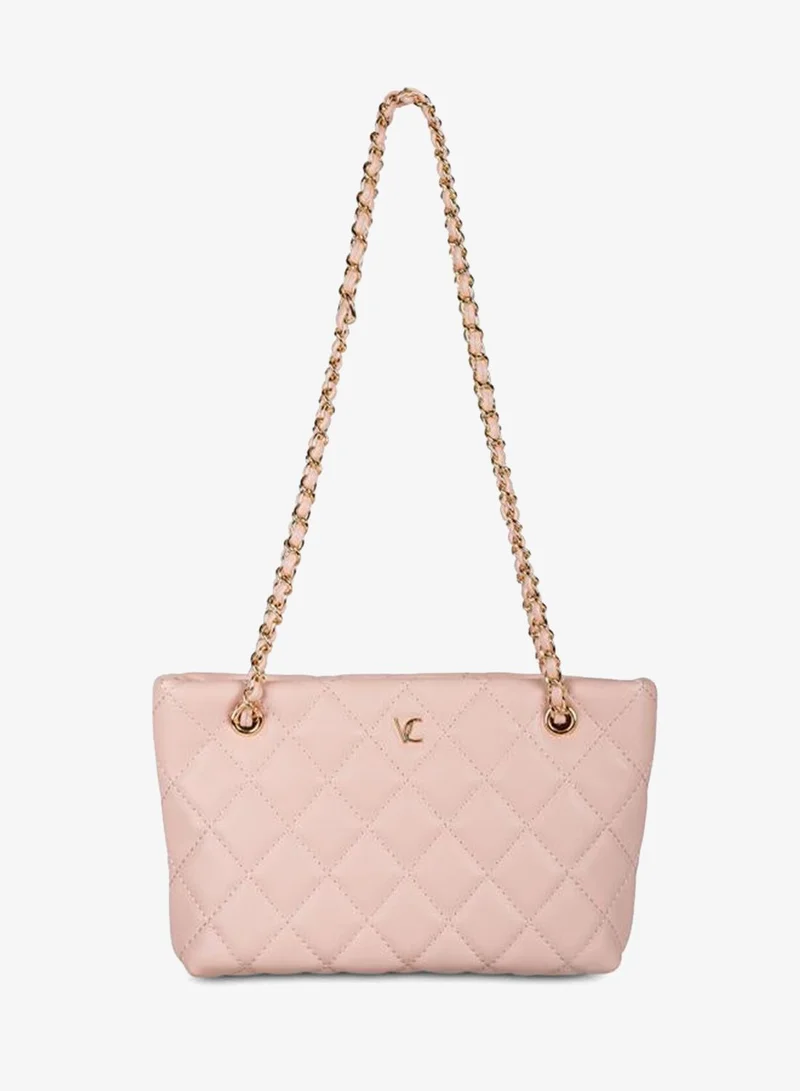 Women Quilted Chain Detailed Shoulder Bag