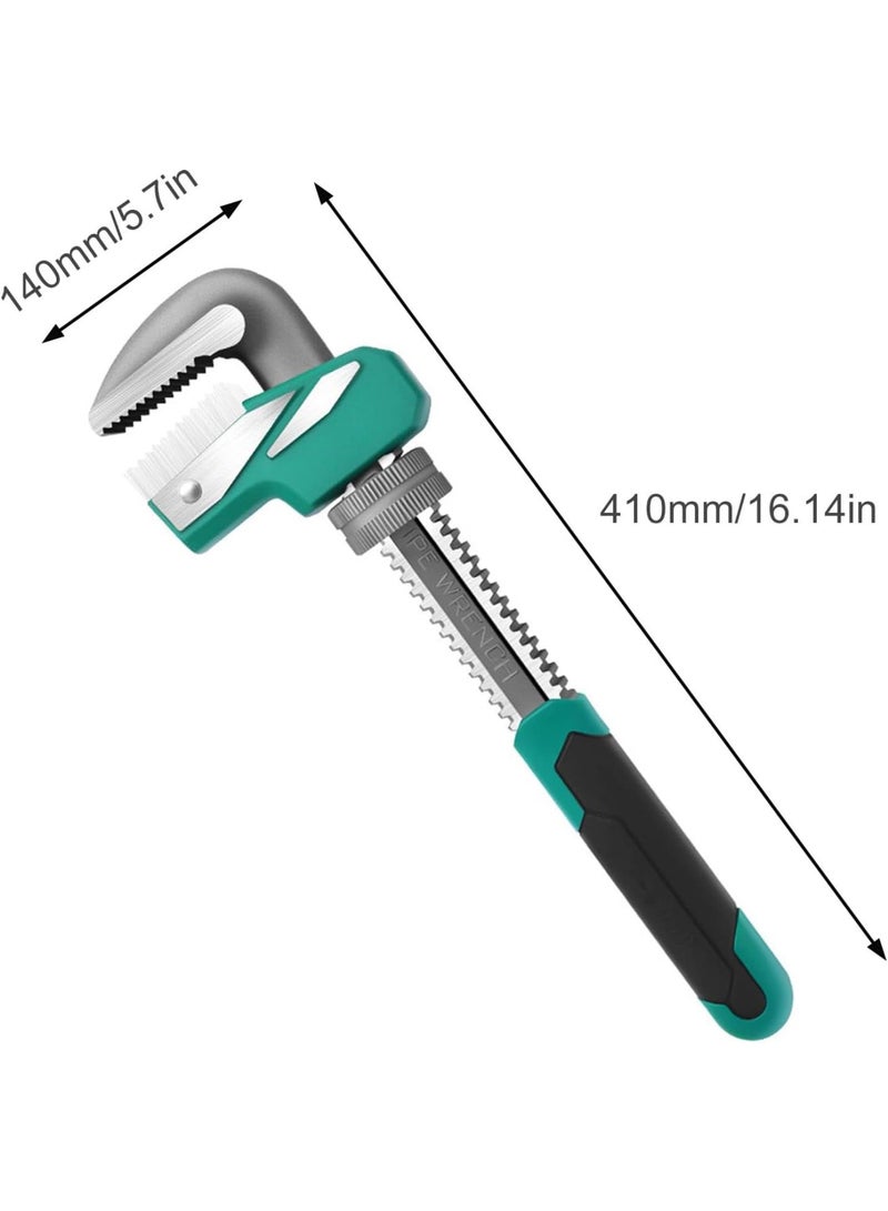 GGOOT Hardware Tool Pipe Pliers Maintenance Pipe Tool Large Opening Heavy Duty Pipe Pliers Heavy Duty Quick Pipe Wrench  - Image 3