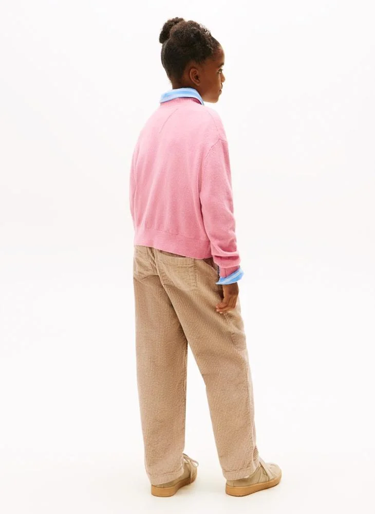 TOMMY HILFIGER Kids Camp Heart Jacquard Sweater