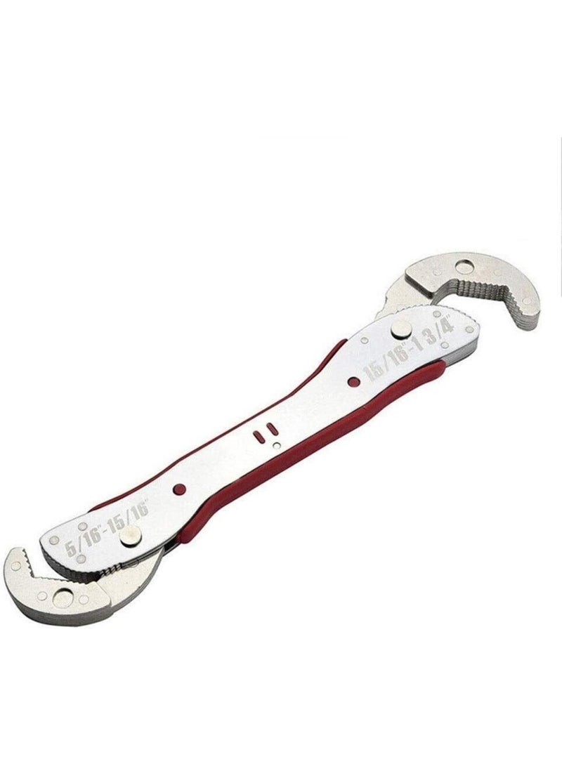 GGOOT Hardware Tool Ratchet Wrench Set Car Repair Key Wrench Spanner Active Head Universal Wrenchs Kit Chrome Steel Hand Tool Kit Set (Color : E)  - Image 1