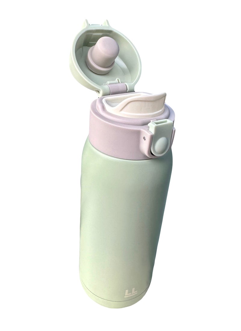 LOCK & LOCK LocknLock Chubby Tumbler 370ml – Stylish Mint Stainless Steel Travel Mug with Double-Wall Insulation  - Image 2