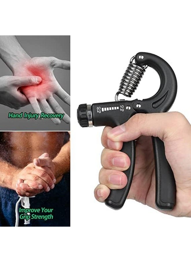 Chubs Fitness Series 10-70Kg Hand Gripper For Men & Women For Gym Workout Hand Exercise Equipment To Use In Home For Forearm Exercise Finger Exercise Power Gripper (Counterblack)  - Image 4