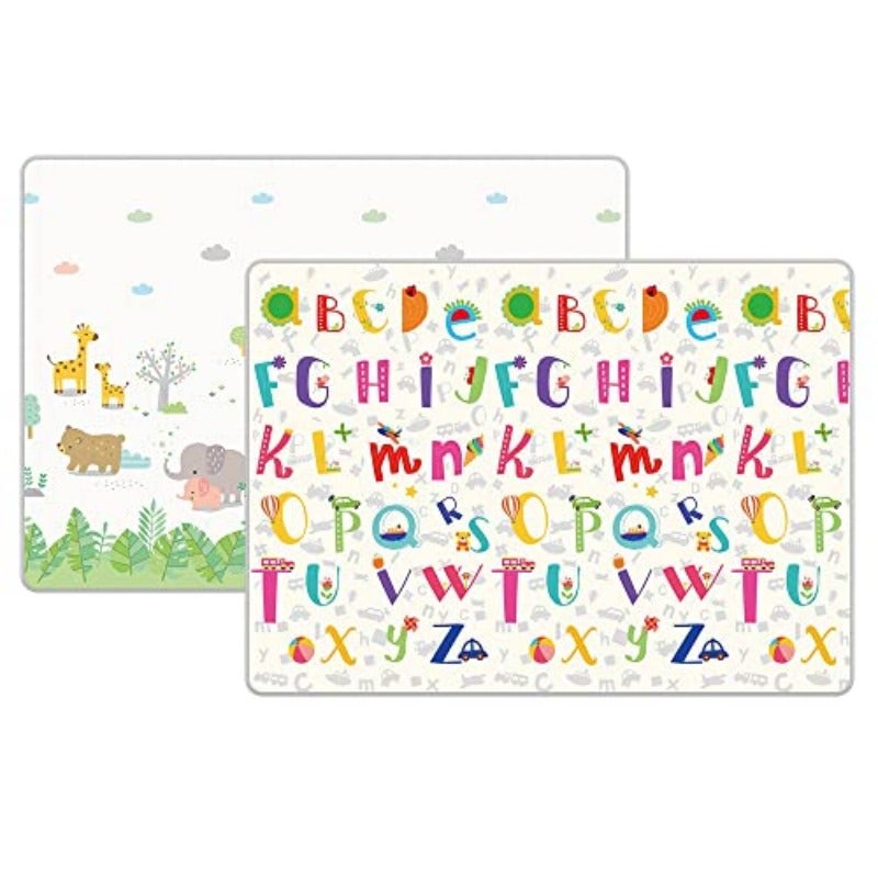 Baby Play Mat Double-Sided Crawling Mat Waterproof Play Matt Baby 180x150x0.5cm Soft Foam Play Mat Large Baby Play Mat Reversible Baby Mat XPE Padded Play Mat Non Toxic Wipeable Play Mat - Image 2