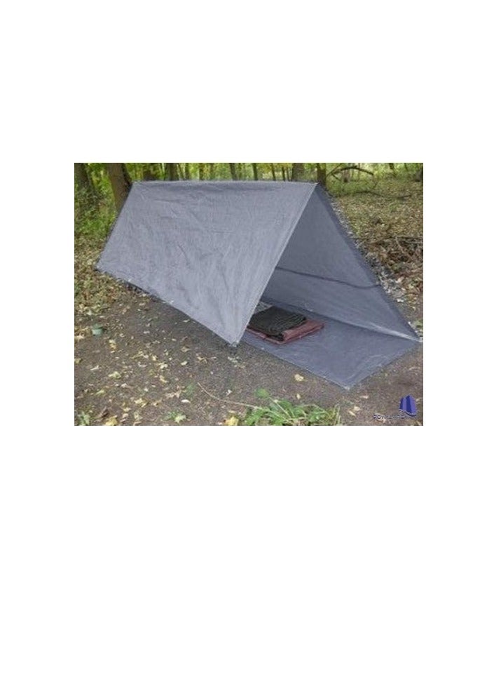 غطاء أرضي مقاوم للماء غطاء خيمة مأوى غطاء مطر مقاوم للغبار غطاء مشمع (30 × 40 ، فضي) - Image 3