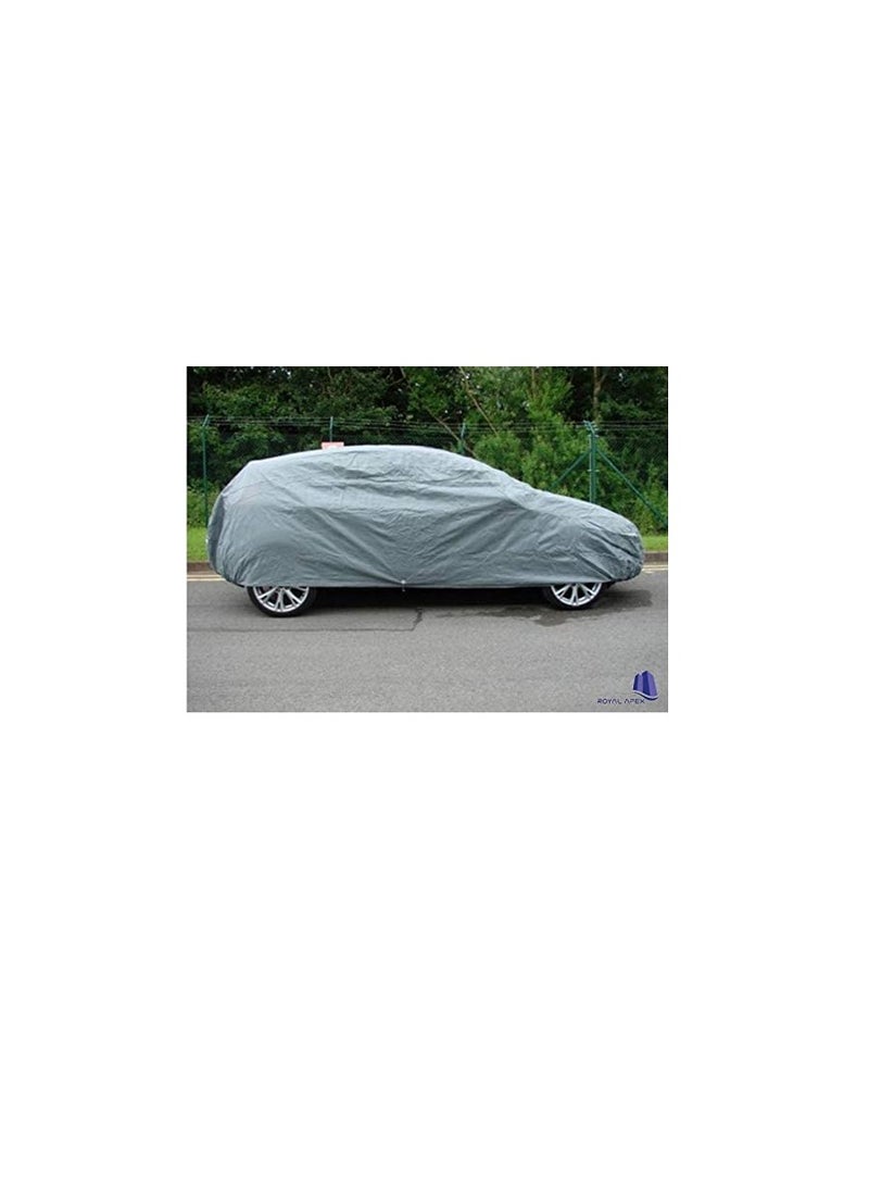 غطاء أرضي مقاوم للماء غطاء خيمة مأوى غطاء مطر مقاوم للغبار غطاء مشمع (30 × 40 ، فضي) - Image 2