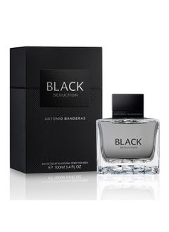 Antonio Banderas Antonio Banderas Seduction in Black for Men Eau de Toilette Spray, 3.4 Oz  - Image 1