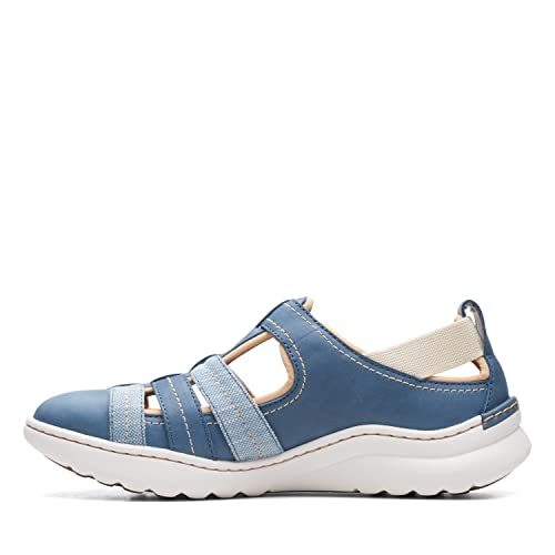 Clarks Teagan Step Loafer, Blue Grey, 9.5 Medium - Image 4