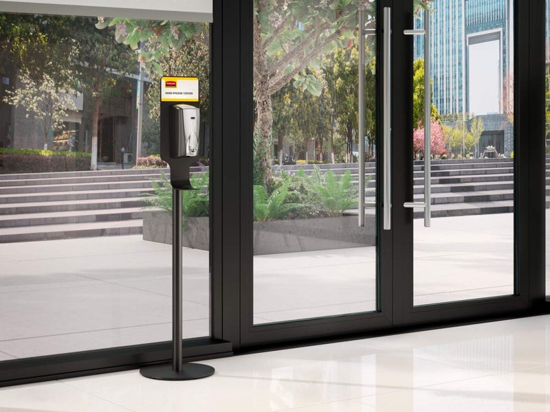 Rubbermaid موزع صابون اليدين والمعقم أوتوفوم من روبيرماند للمنتجات التجارية - أسود لؤلؤي - مثبت على الحائط - يعمل بالبطارية للمراحيض في المكاتب والفنادق والترفيه والمدارس - Image 5