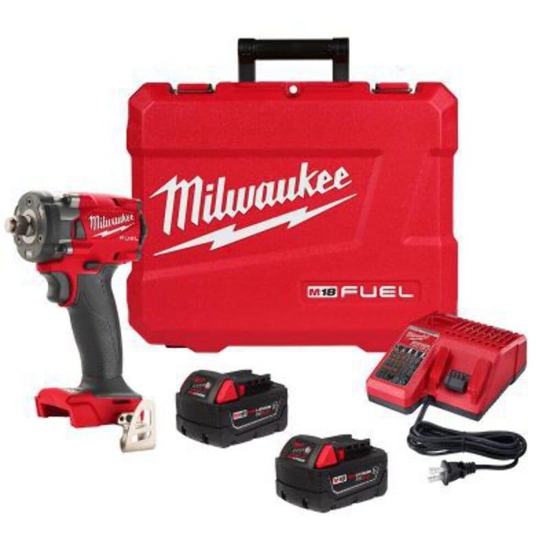 Milwaukee ميلووكي الكهربائية - M18 فويل. 1/2 مفتاح تأثير مدمج مع احتكاك - Image 2