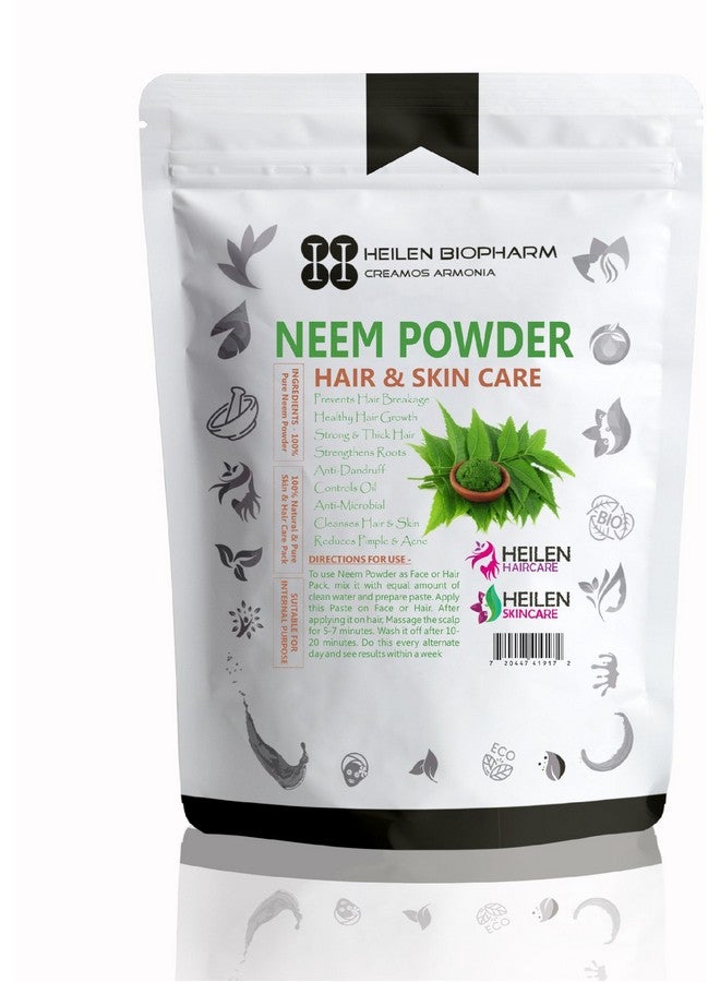 Heilen Biopharm Heilen Biopharm Neem Powder (Azadirachta indica) For Skin & Hair Mask - 100 g Pack of 1  - Image 1