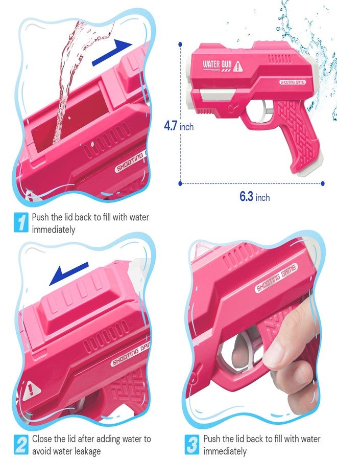 Dsmile 2 Pack Water Guns for Kids Adults, Dual Nozzles Squirt Guns for Swimming Pool Beach Outdoor Water Toys for Boys Girls Children - Image 2