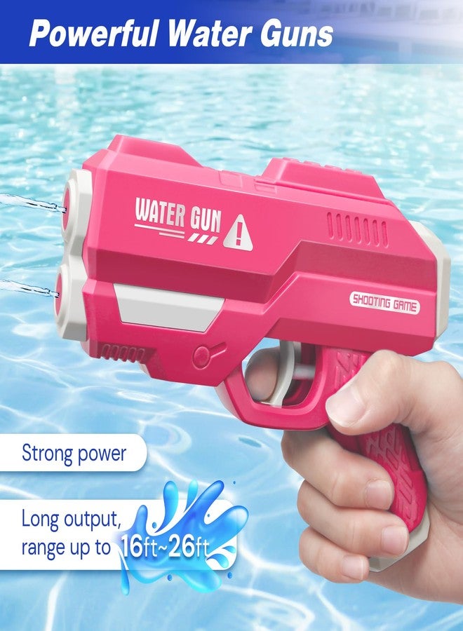 Dsmile 2 Pack Water Guns for Kids Adults, Dual Nozzles Squirt Guns for Swimming Pool Beach Outdoor Water Toys for Boys Girls Children - Image 3