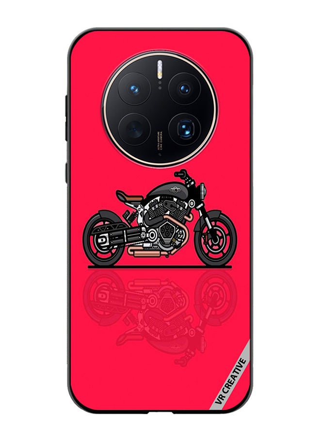 VR CREATIVE Protective Case Cover For Huawei Mate 50 Pro Bike Design Multicolour - Image 1