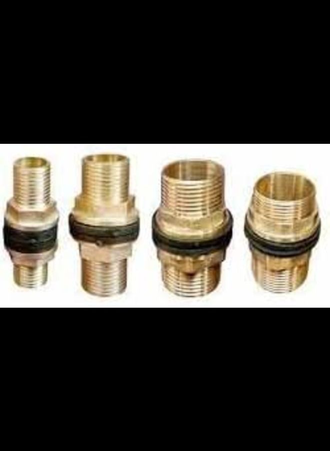 ABBASALI Brass Tank Nipple Premium Pack Screwed Male Ends. - Image 2