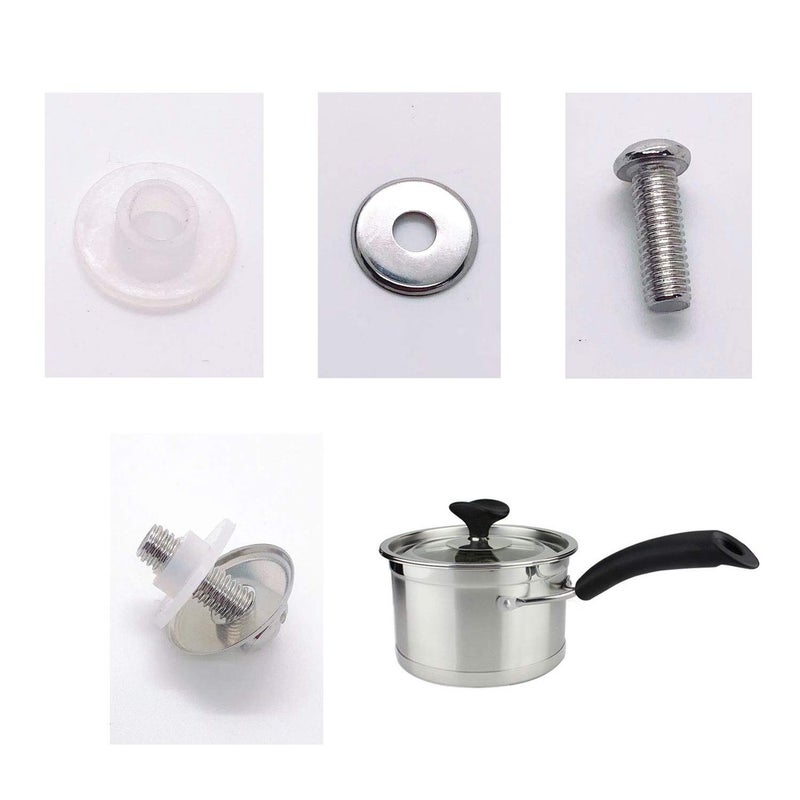 HanyHere 6 Pcs Handgrip Lid Knob Cap Universal Pan Pot Grip Lid Knob Handle 2 Style Cookware Pot Knob Pan Lid Handle Replacement - Image 4