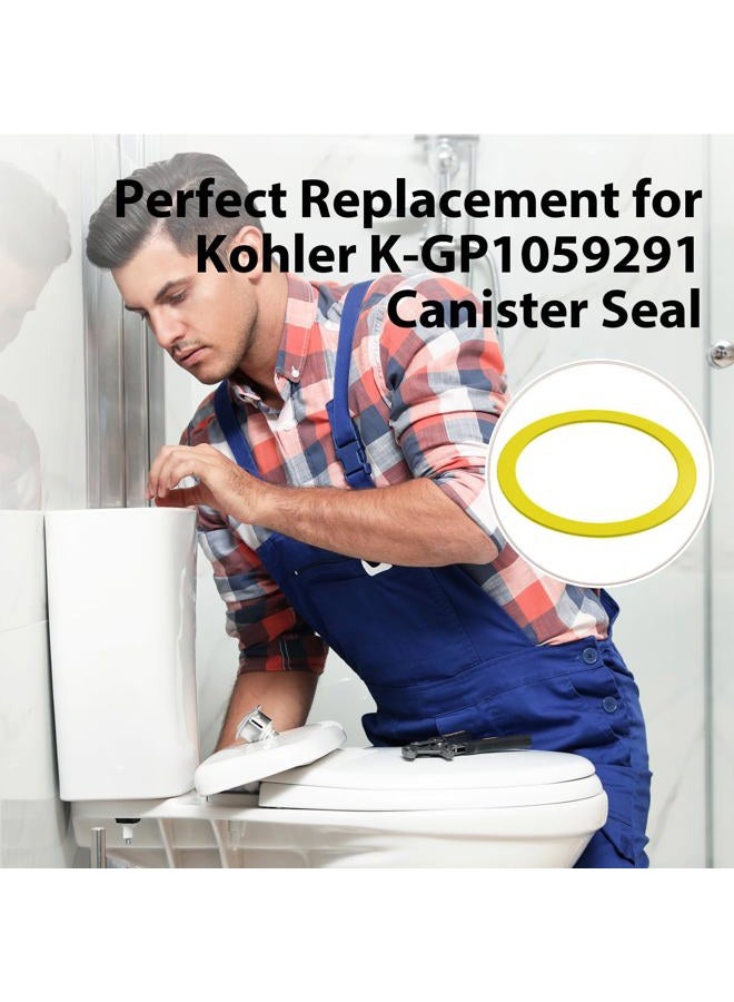 Ullnosoo Flush Valve Seal for Kohler, 3 Pack Upgraded Silicone Toilet Replacement Tank Parts for K-GP1059291 Canister Flush Valve Kit Gasket - Image 5