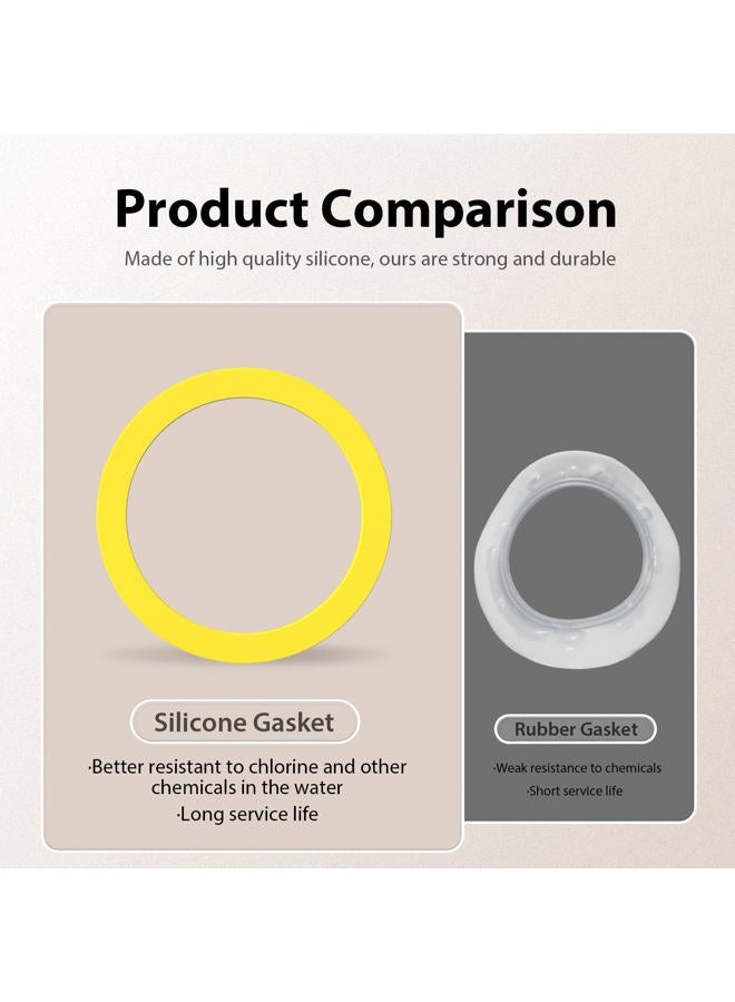 Ullnosoo Flush Valve Seal for Kohler, 3 Pack Upgraded Silicone Toilet Replacement Tank Parts for K-GP1059291 Canister Flush Valve Kit Gasket - Image 3