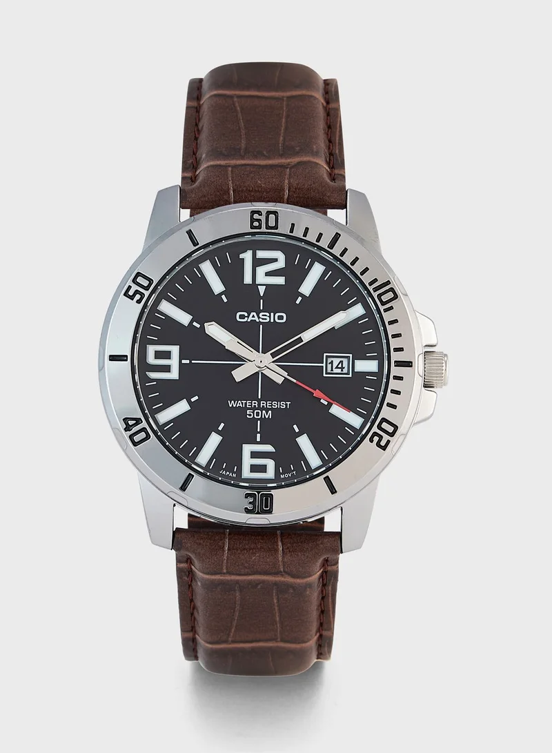 CASIO Mtp-Vd01L-1Bvudf Enticer Analog Watch