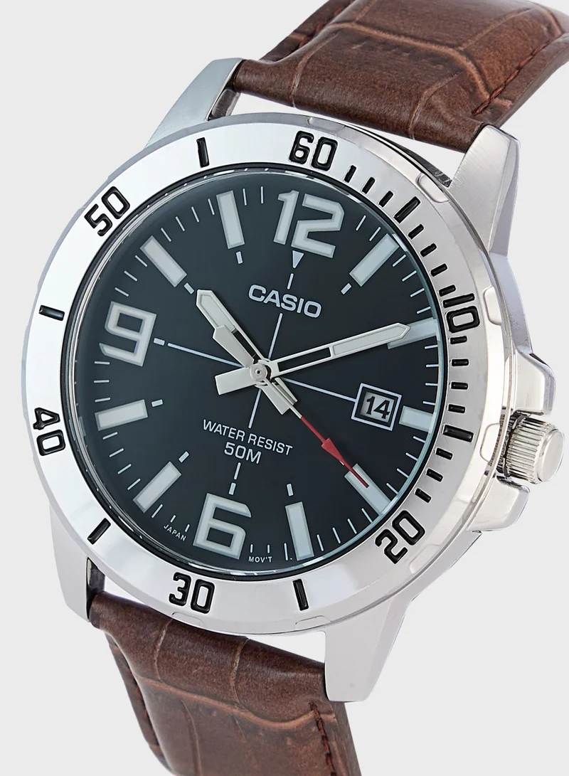 CASIO Mtp-Vd01L-1Bvudf Enticer Analog Watch