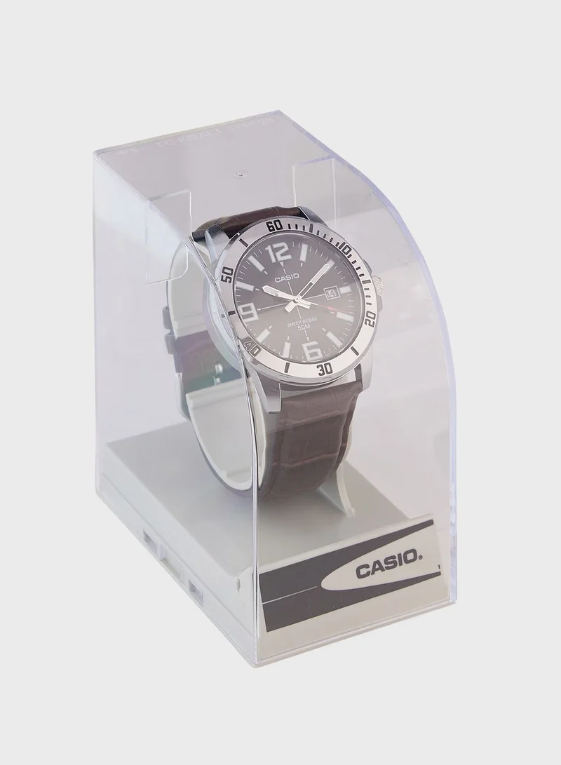 CASIO Mtp-Vd01L-1Bvudf Enticer Analog Watch