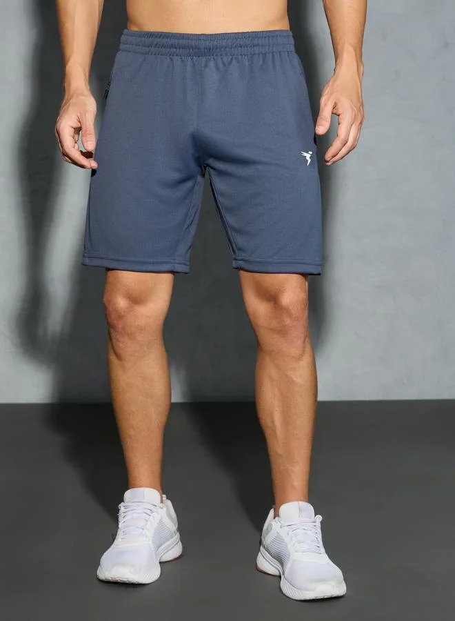 Technosport Technosport Men Solid Slim Fit Shorts