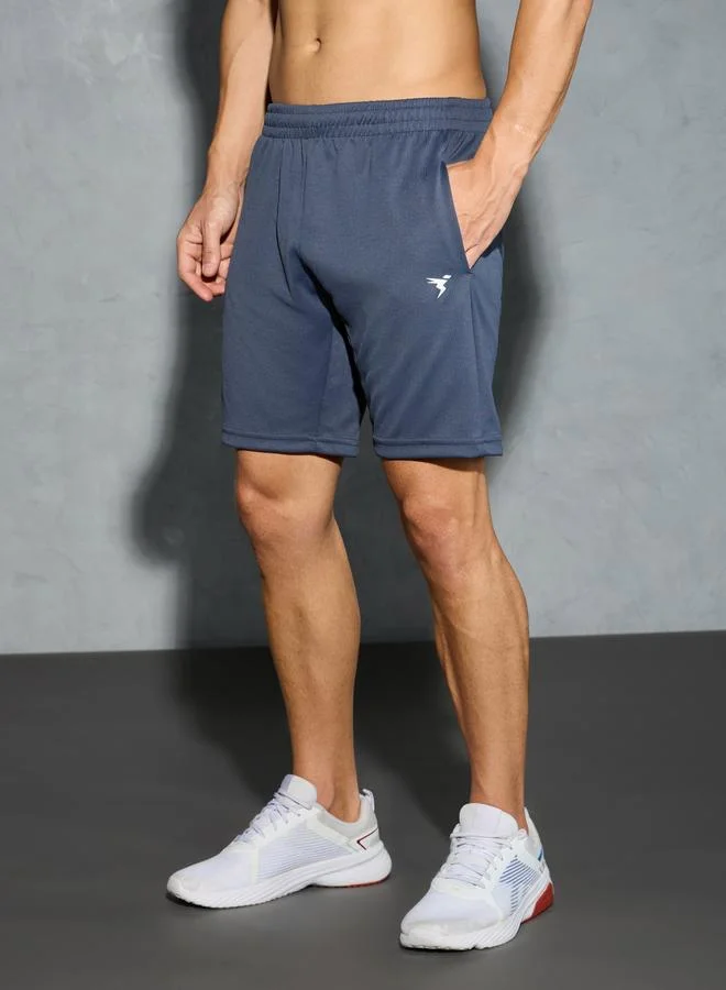 Technosport Technosport Men Solid Slim Fit Shorts